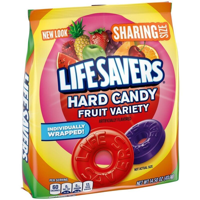 Lifesavers Hard Candy Fruit Variety 411,1g
