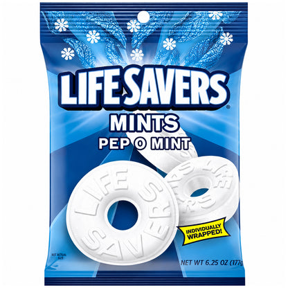 LifeSavers Hard Candy Mints Pep-O-Mint 177g