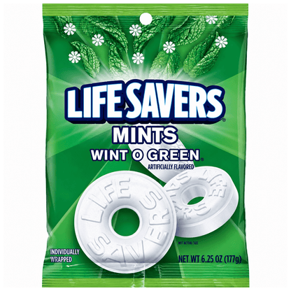 LifeSavers Hard Candy Mints Wint-O-Green 177g