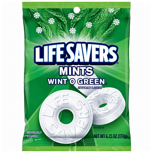 LifeSavers Hard Candy Mints Wint-O-Green 177g