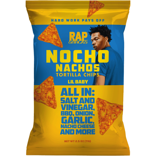 Rap Snacks Nocho Nachos Tortilla Chips Lil Baby All in 71g