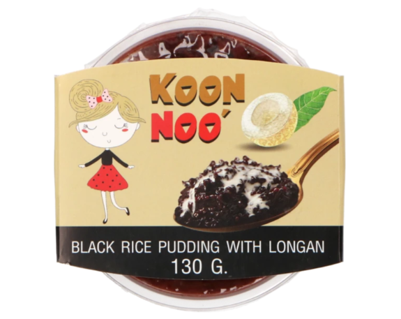 Koon Noo Black Rice Pudding with Longan 130g