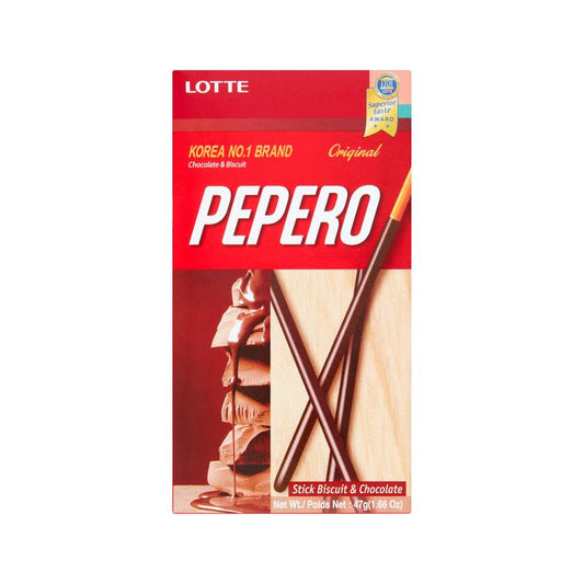 Pepero - Stick Biscuit & Chocolate 47g (MHD 07.10.2022)