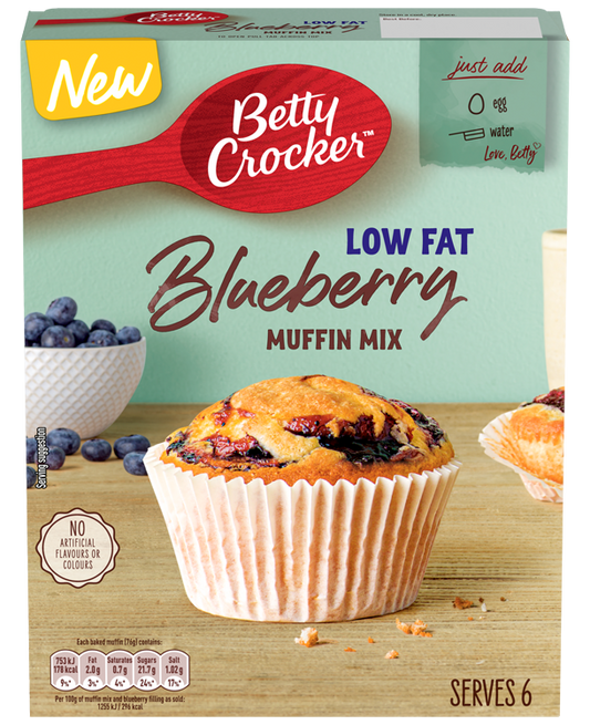 Betty Crocker Low Fat Blueberry Muffin Mix 335g