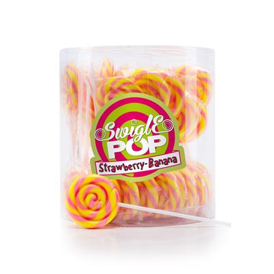 Swigle Pop Mini Strawberry Banana 12g