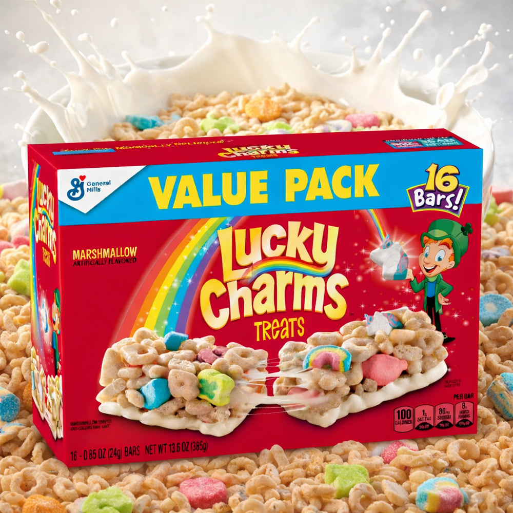 Lucky Charms Cereal Treats Riegel 16 x 24g Vorratspack