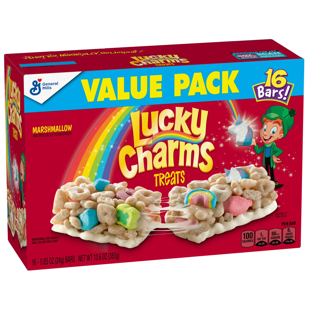Lucky Charms Cereal Treats Riegel 16 x 24g Vorratspack