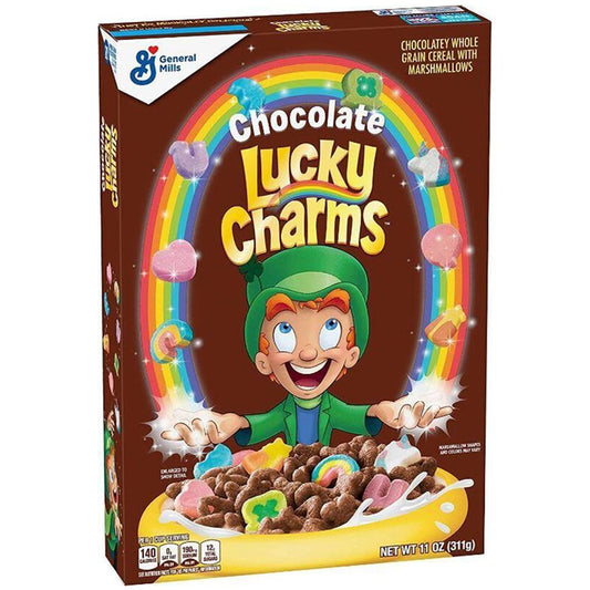 General Mills Lucky Charms Chocolate Cerealien mit Marshmallows 300g
