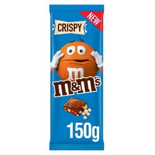 M&M's Block Chocolate Crispy 150g (MHD 19.06.2022)