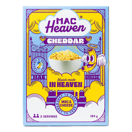 Mac Heaven Mac & Cheese Cheddar 184g
