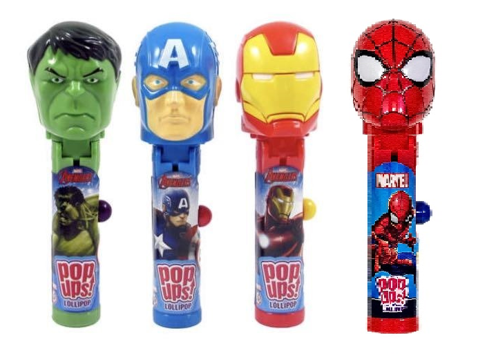 Marvel Pop Up Lollipop 10g