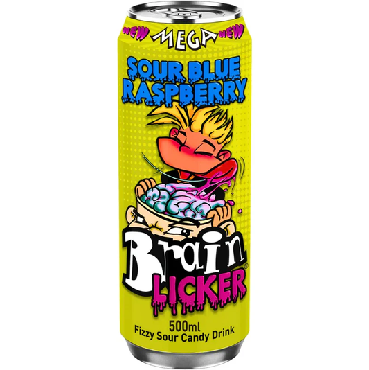 Mega Brain Licker Sour Blue Raspberry 500 ml