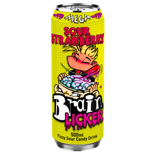 Mega Brain Licker Sour Strawberry 500 ml