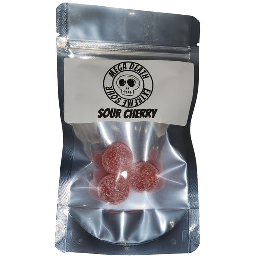 Mega Death Extreme Sour Cherry Candy Balls 3 Stück