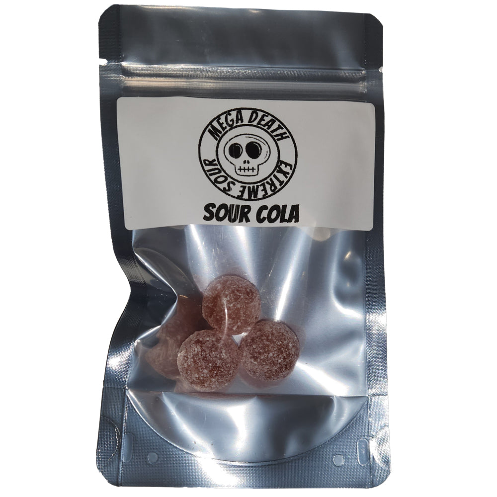 Mega Death Extreme Sour Cola Candy Balls 3 Stück