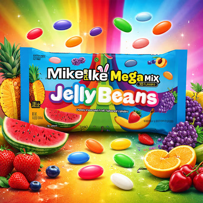 Mike and Ike Mega Mix Jelly Beans 396g