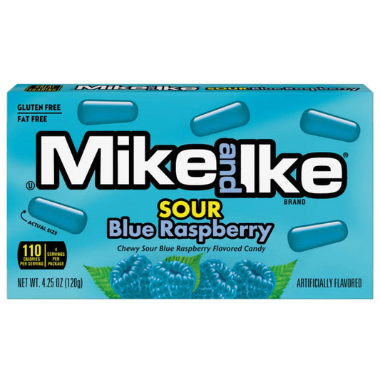 Mike and Ike Sour Blue Raspberry 120g