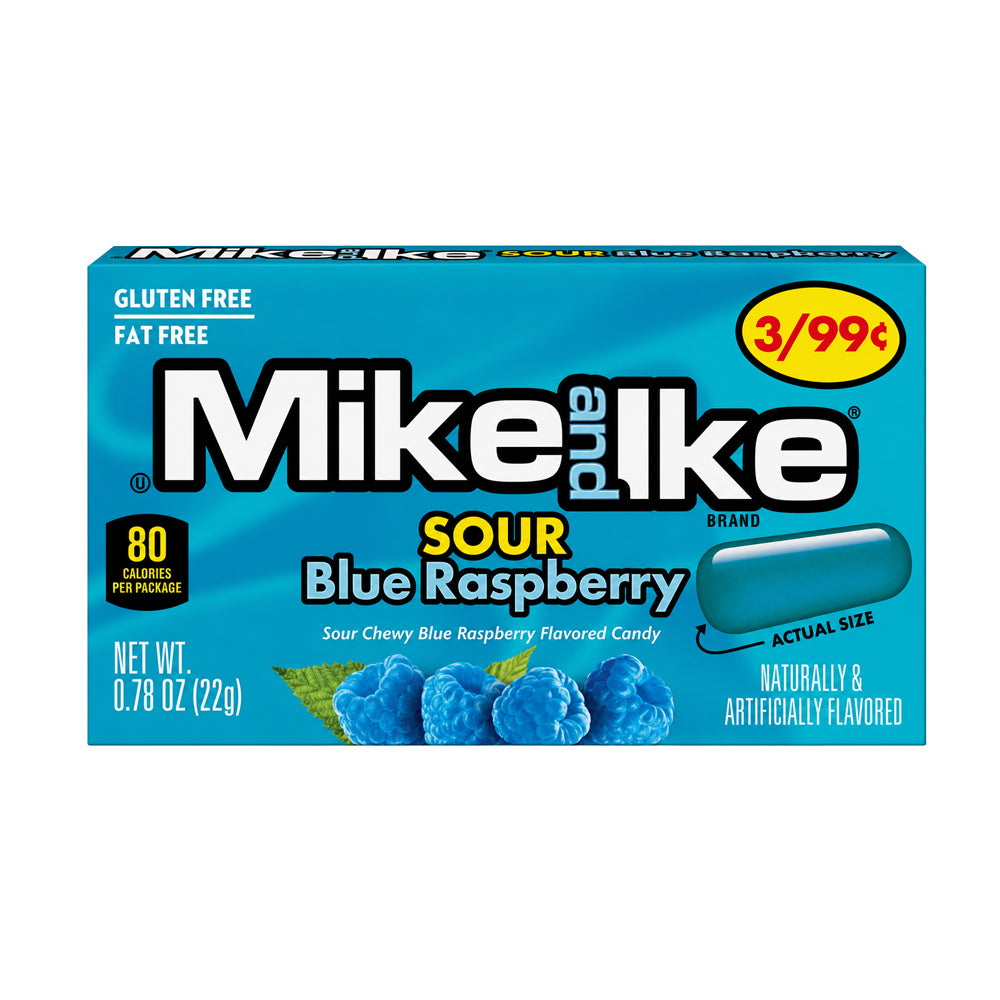 Mike and Ike Sour Blue Raspberry 22g