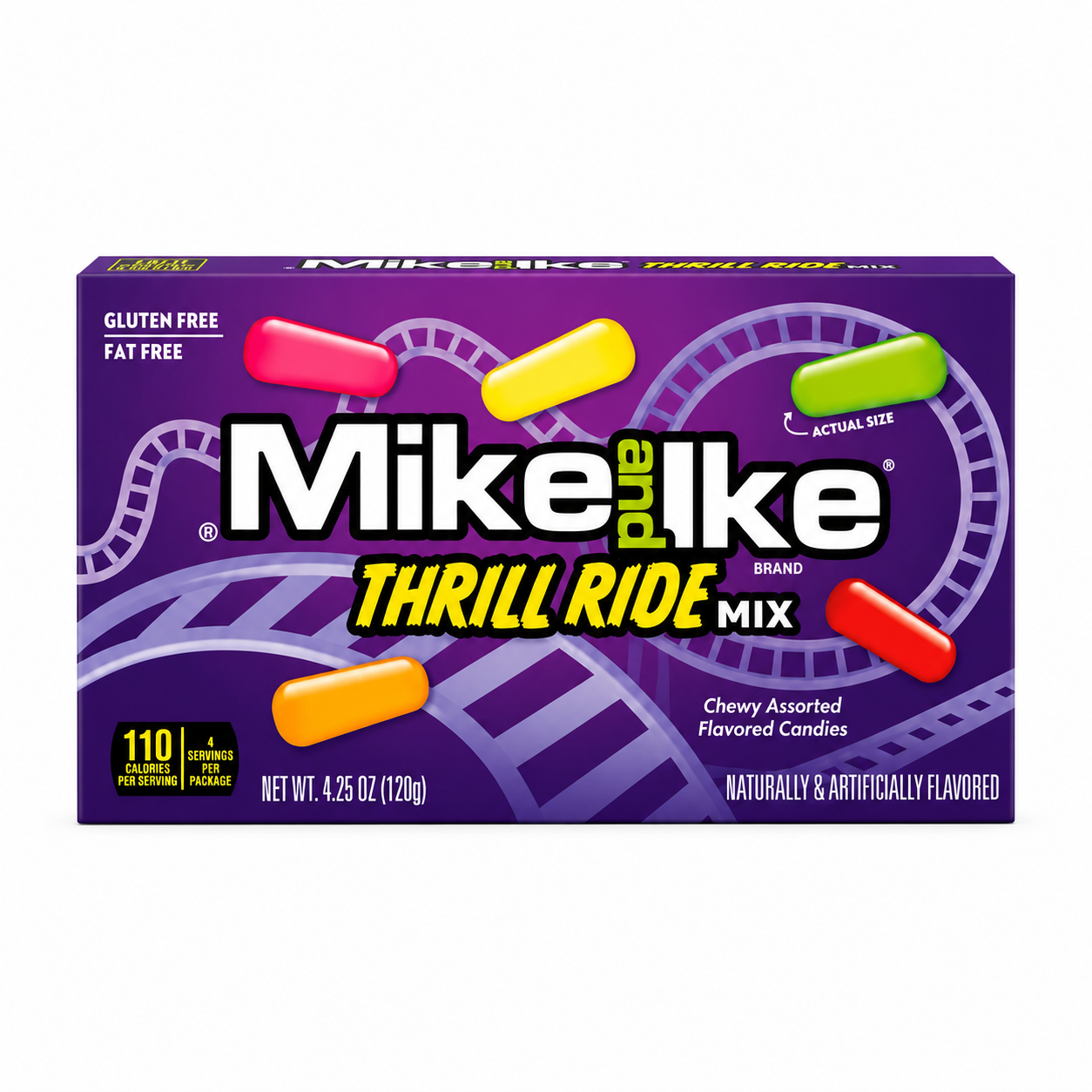 Mike and Ike Thrill Ride Mix 120g
