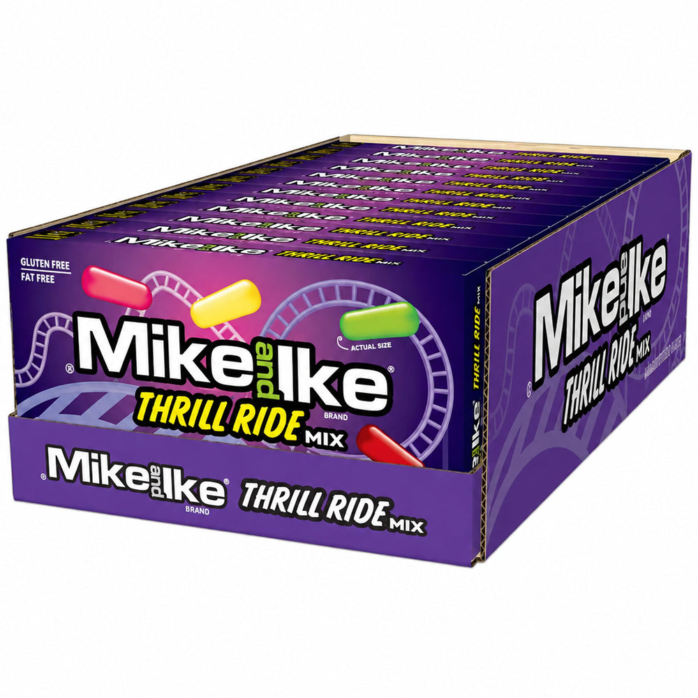 Mike and Ike Thrill Ride Mix 12 x 120g Vorratspack