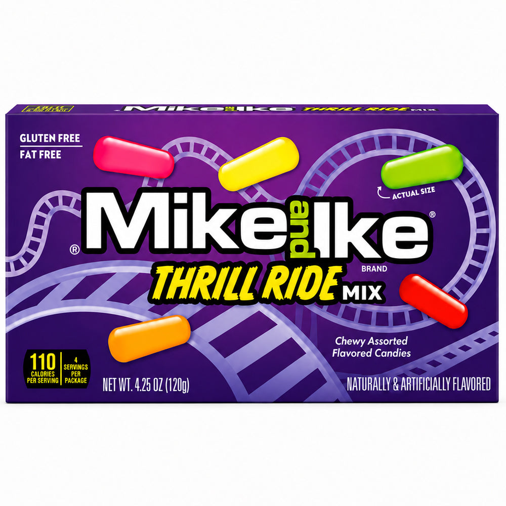 Mike and Ike Thrill Ride Mix 120g