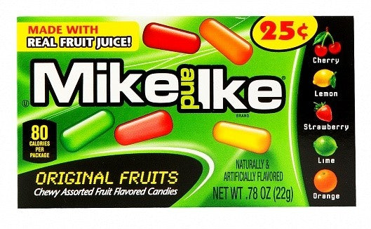 Mike and Ike Original Fruits 22g