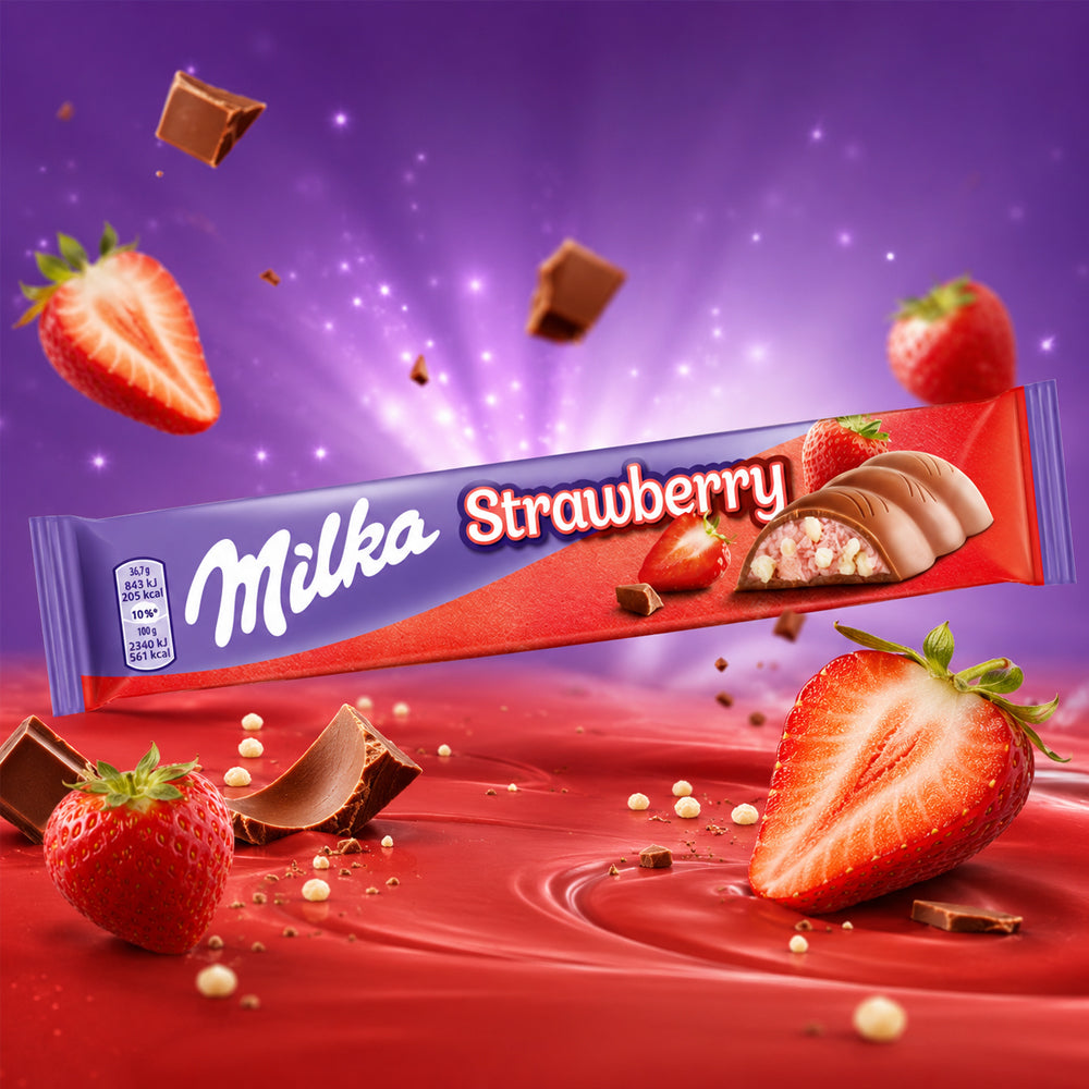 Milka Strawberry Riegel 36,5g