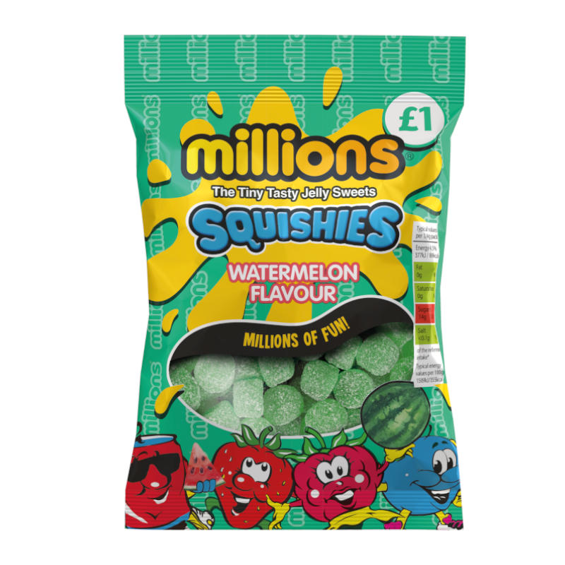 Millions Squishies Watermelon Flavour 120g
