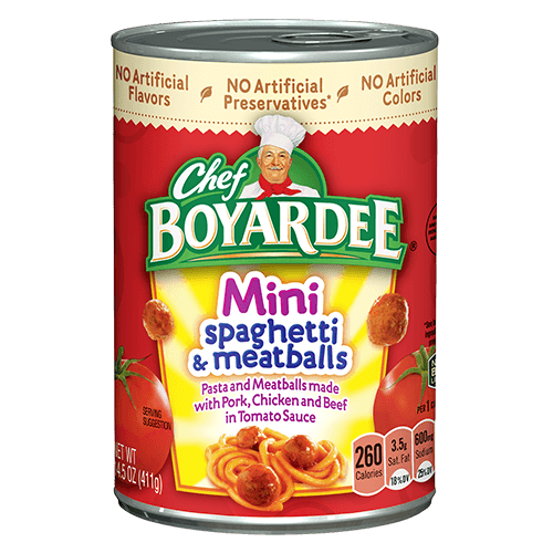 Chef Boyardee Mini - Spaghetti & Meatballs 411g