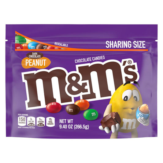 M&M's Dark Chocolate Peanut Sharing Size 266,5g