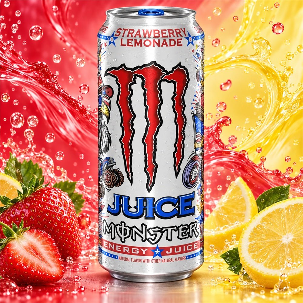 Monster Energy Juice Strawberry Lemonade 473ml