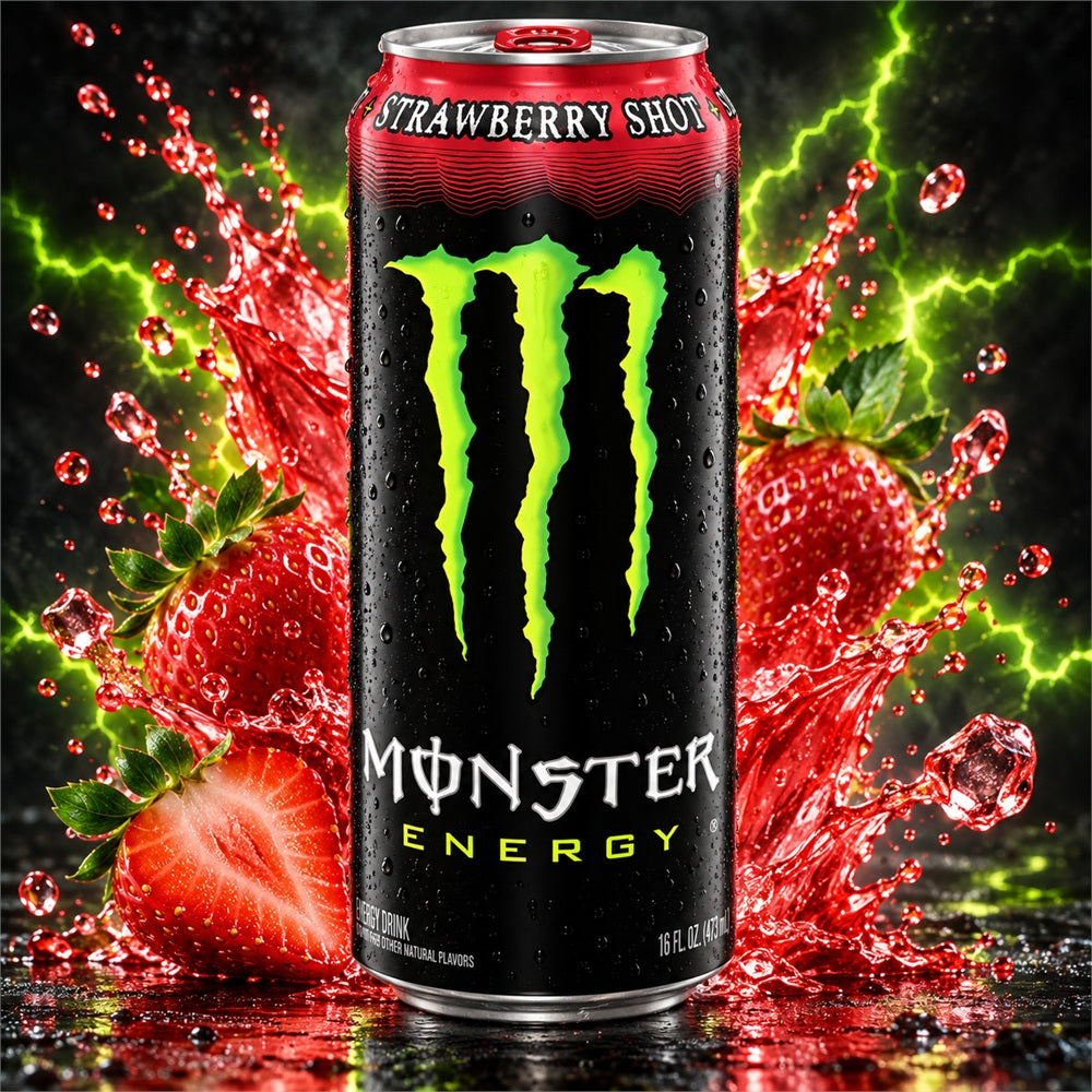 Monster Energy Strawberry Shot 473ml (USA)