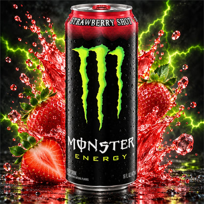 Monster Energy Strawberry Shot 473ml (USA)