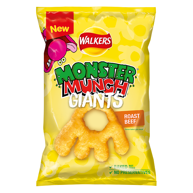 Monster Munch Giants Roast Beef 85g