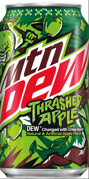 Mountain Dew Thrashed Apple 355ml