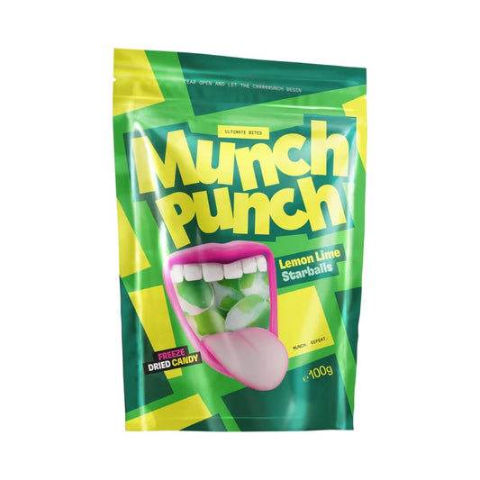 Munch Punch Ultimate Bites Lemon Lime Starballs 100g