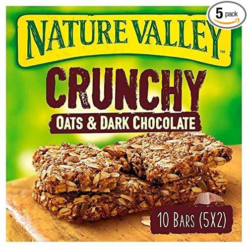 Nature Valley Crunchy Oats & Dark Chocolate 10 Bars (5x2) 210g