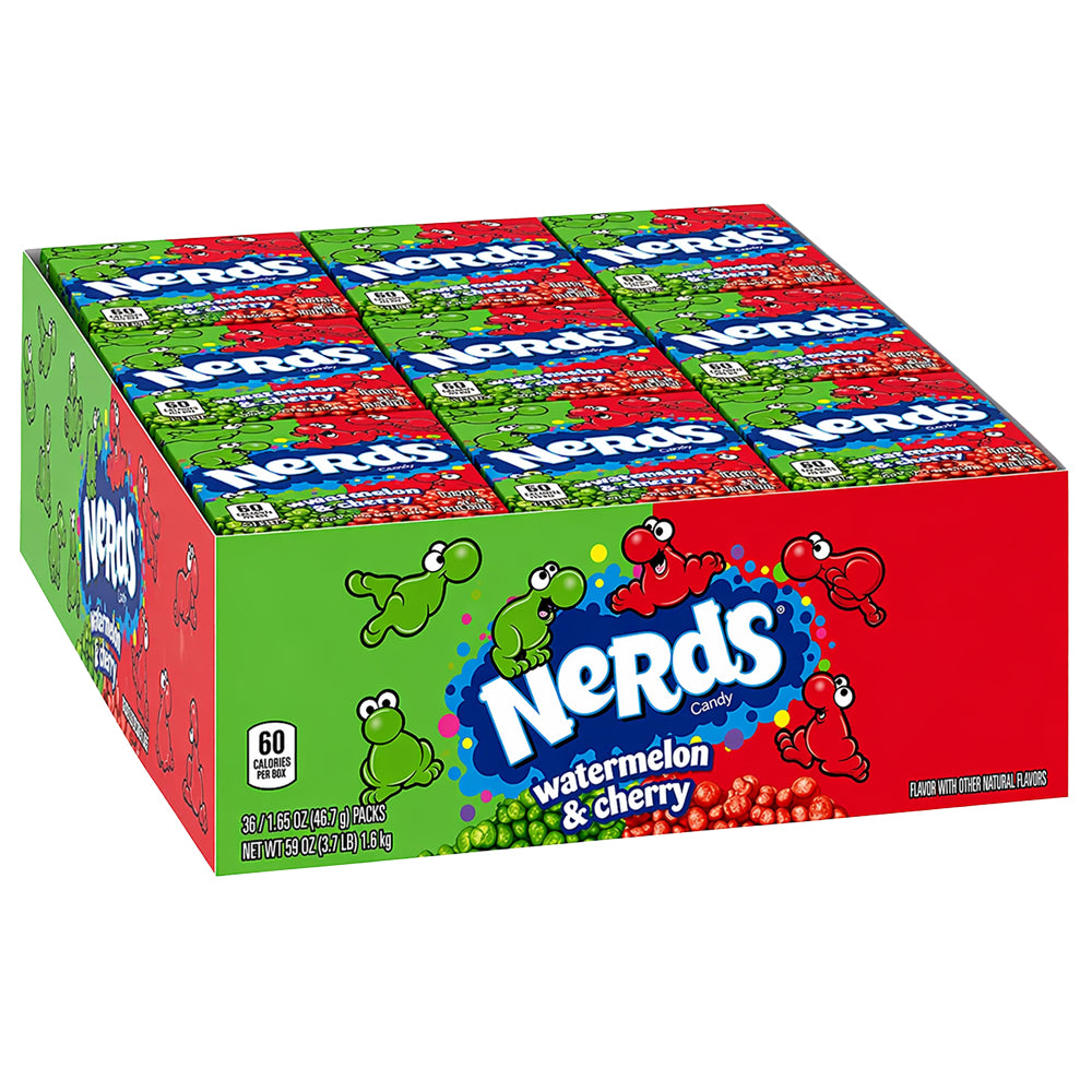 Nerds Cherry & Watermelon 36 x 46,7g Vorratspack