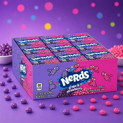 Nerds Grape & Strawberry 36 x 46,7g Vorratspack