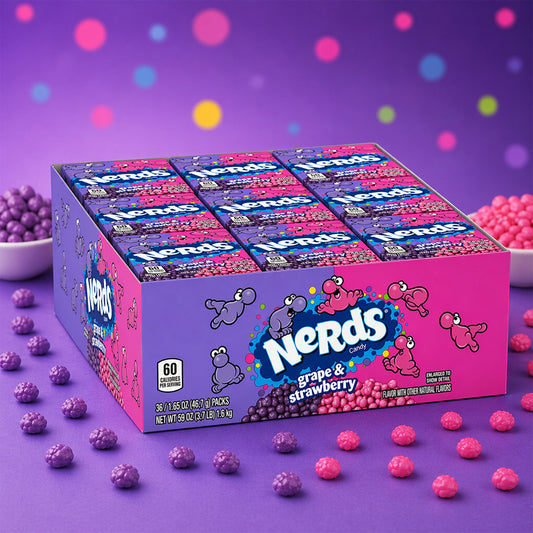 Nerds Grape & Strawberry 36 x 46,7g Vorratspack
