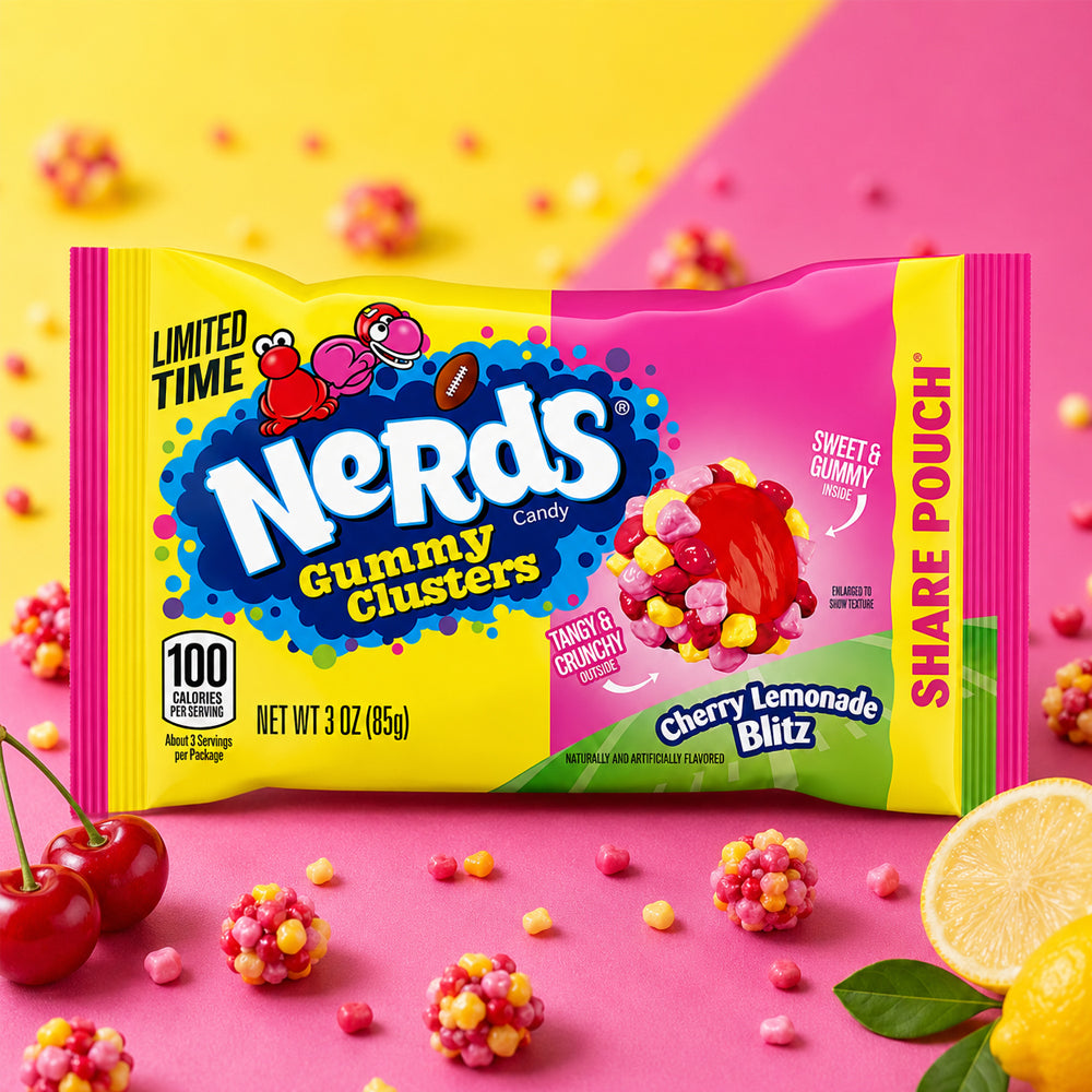 Nerds Gummy Clusters Cherry Lemonade Blitz 85g