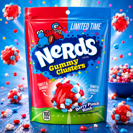 Nerds Gummy Clusters Limited Time Berry Punch Rush 141g