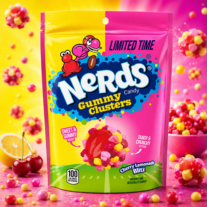 Nerds Gummy Clusters Limited Time Cherry Lemonade Blitz 141g