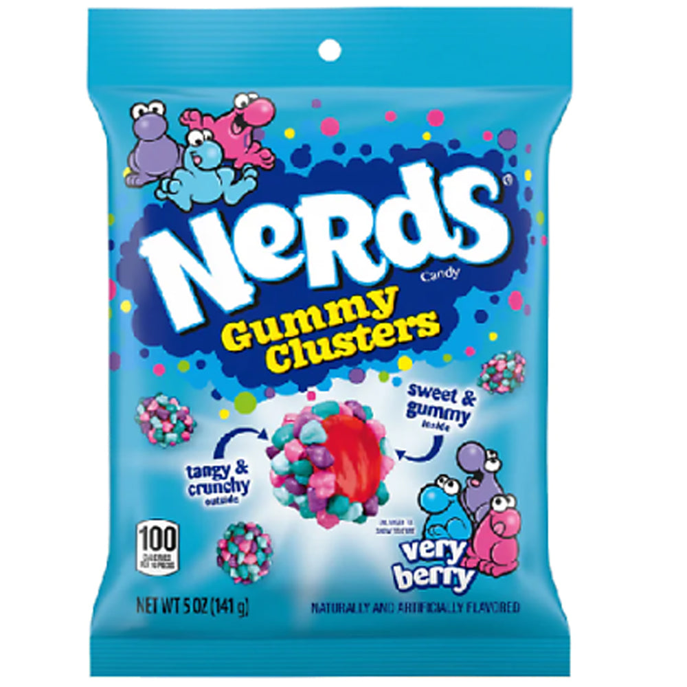 Nerds Gummy Clusters Very Berry 141g