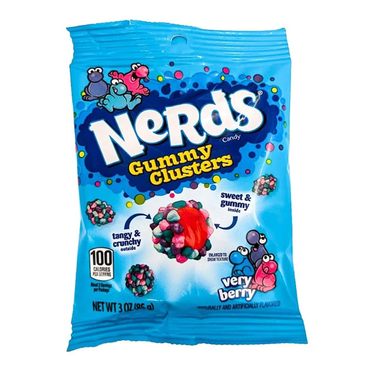 Nerds Gummy Clusters – Very Berry 85g
