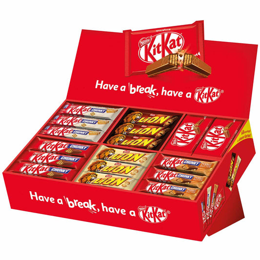 Nestlé Sortimentskarton KitKat & Lion 68 Riegel 2,801kg