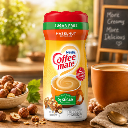 Nestle Coffee Mate Hazelnut Sugar Free 289g