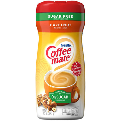 Nestle Coffee Mate Hazelnut Sugar Free 289g