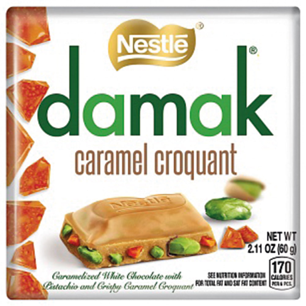 Nestle Damak Caramel Croquant Chocolate & Pistachio 60g
