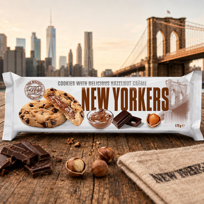 New Yorkers Cookies With Delicious Hazelnut Filling 175g